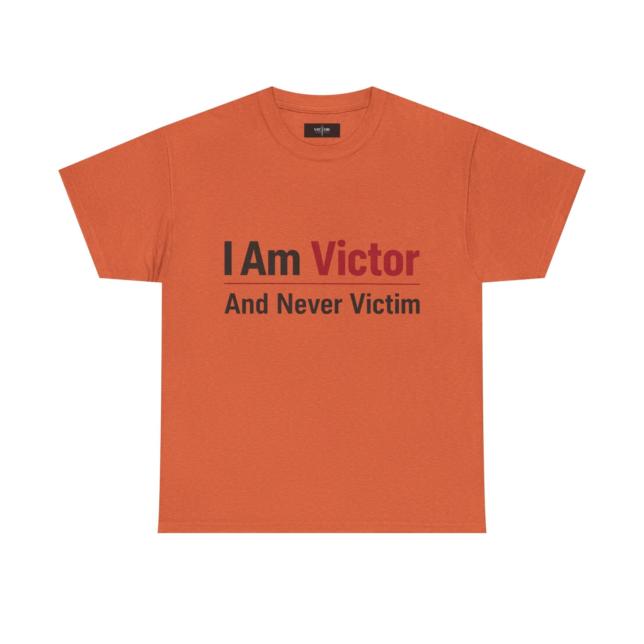 Victor Sword Logo T-Shirt | Minimal Black Graphic Tee