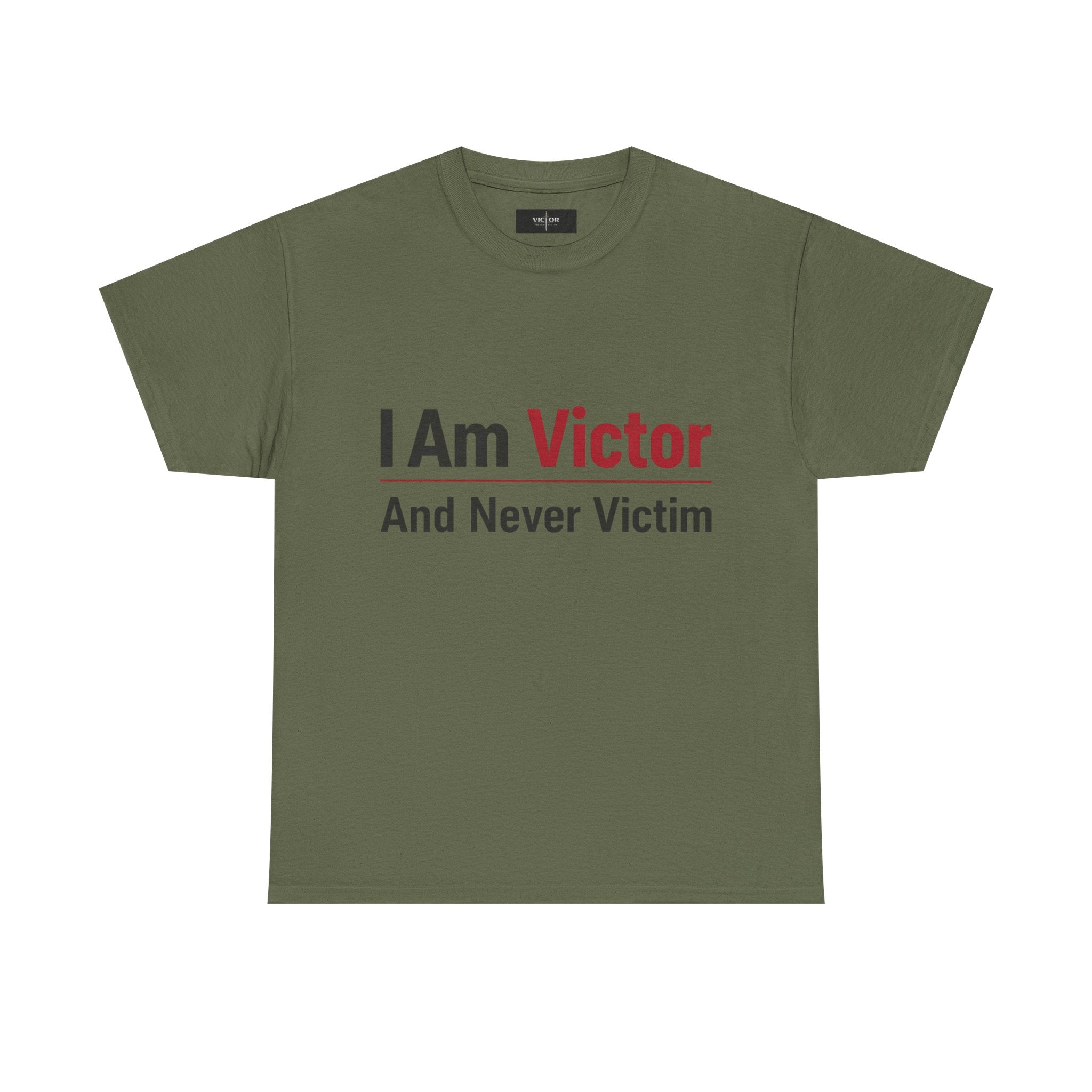 Victor Sword Logo T-Shirt | Minimal Black Graphic Tee