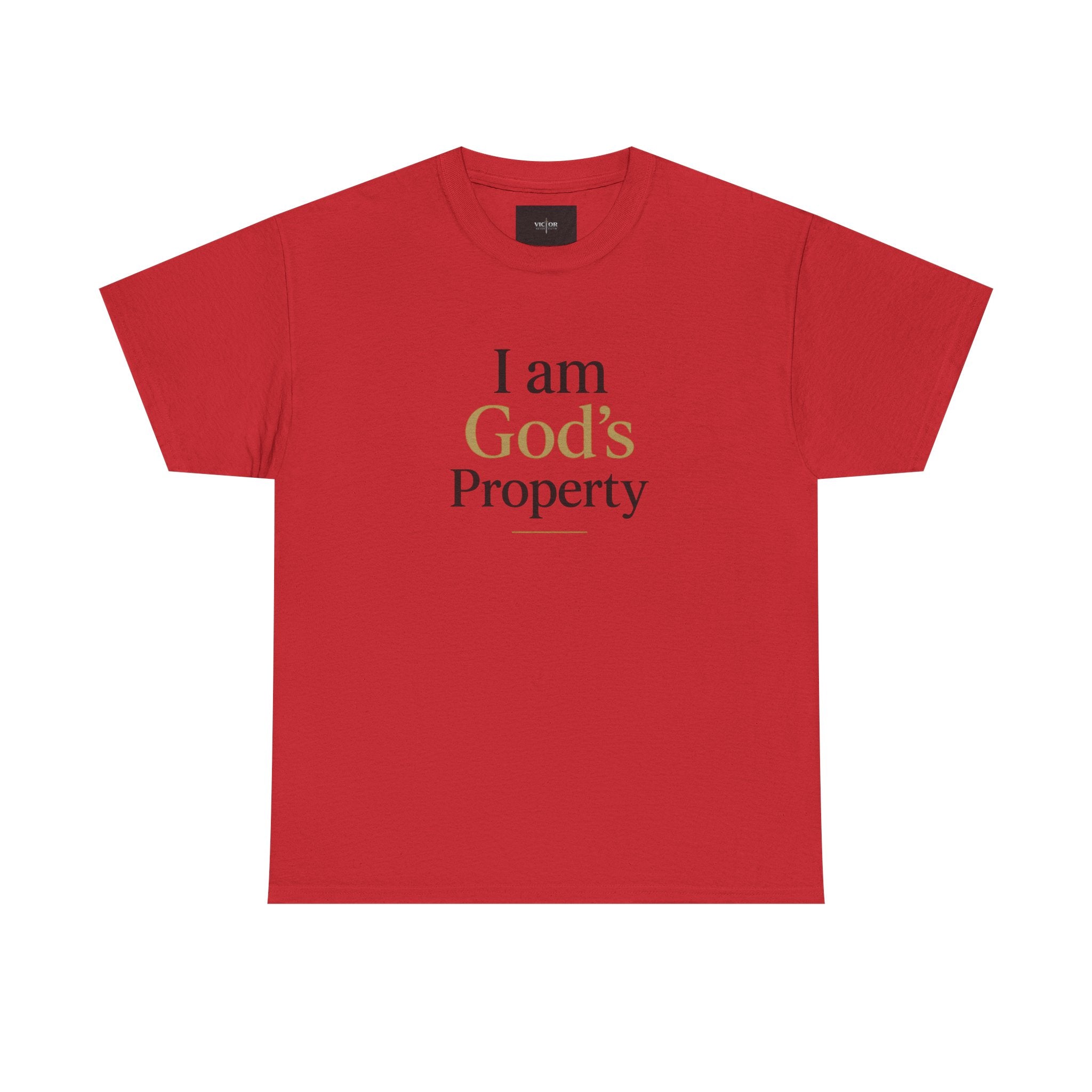 I Am God's Property Christian T-Shirt — Faith-Based Inspirational Tee