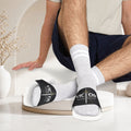 Victor Never Victim Sword Logo Slide Sandals | Men's Slides
