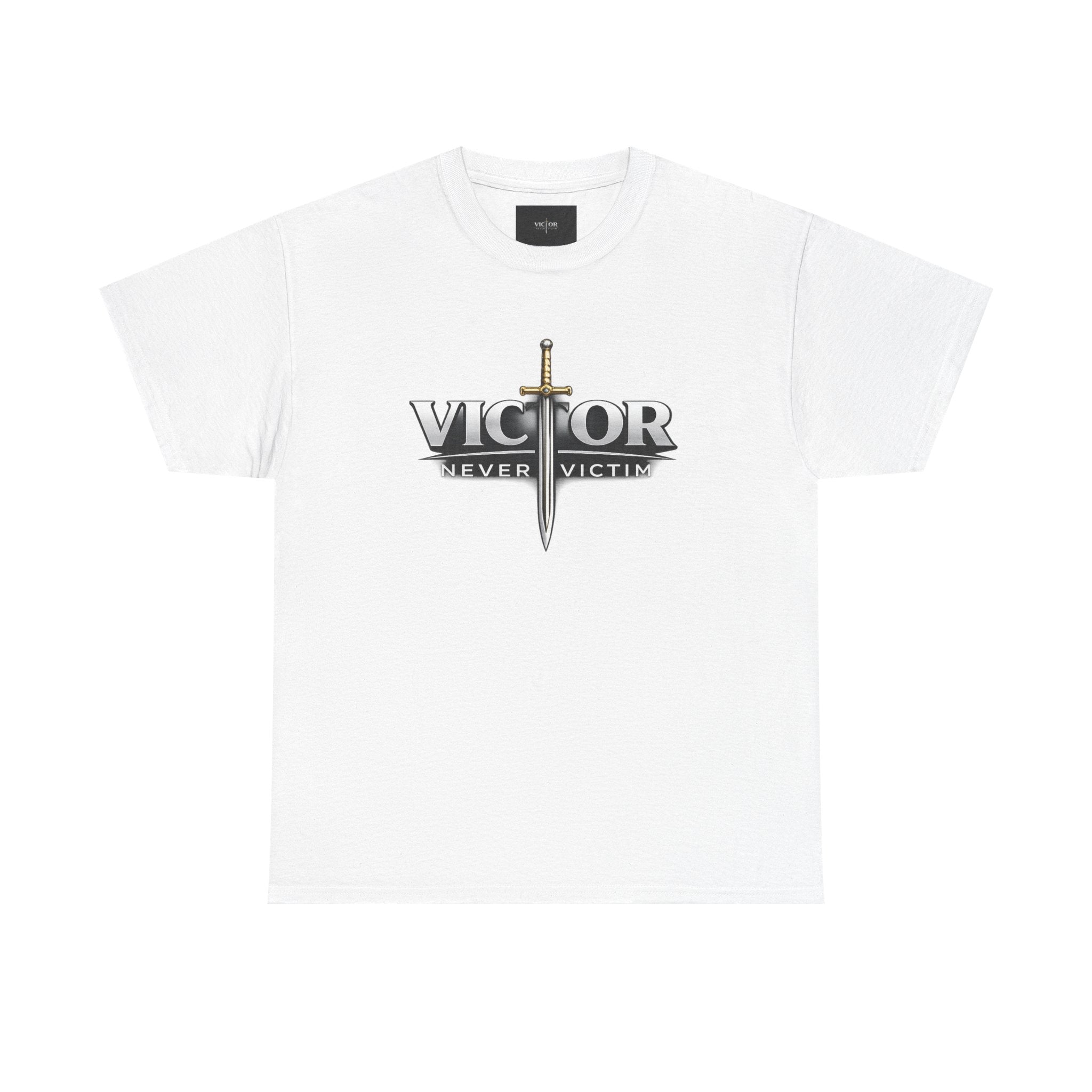 Victor Never Victim  Logo T‑Shirt — Walk in Victory!