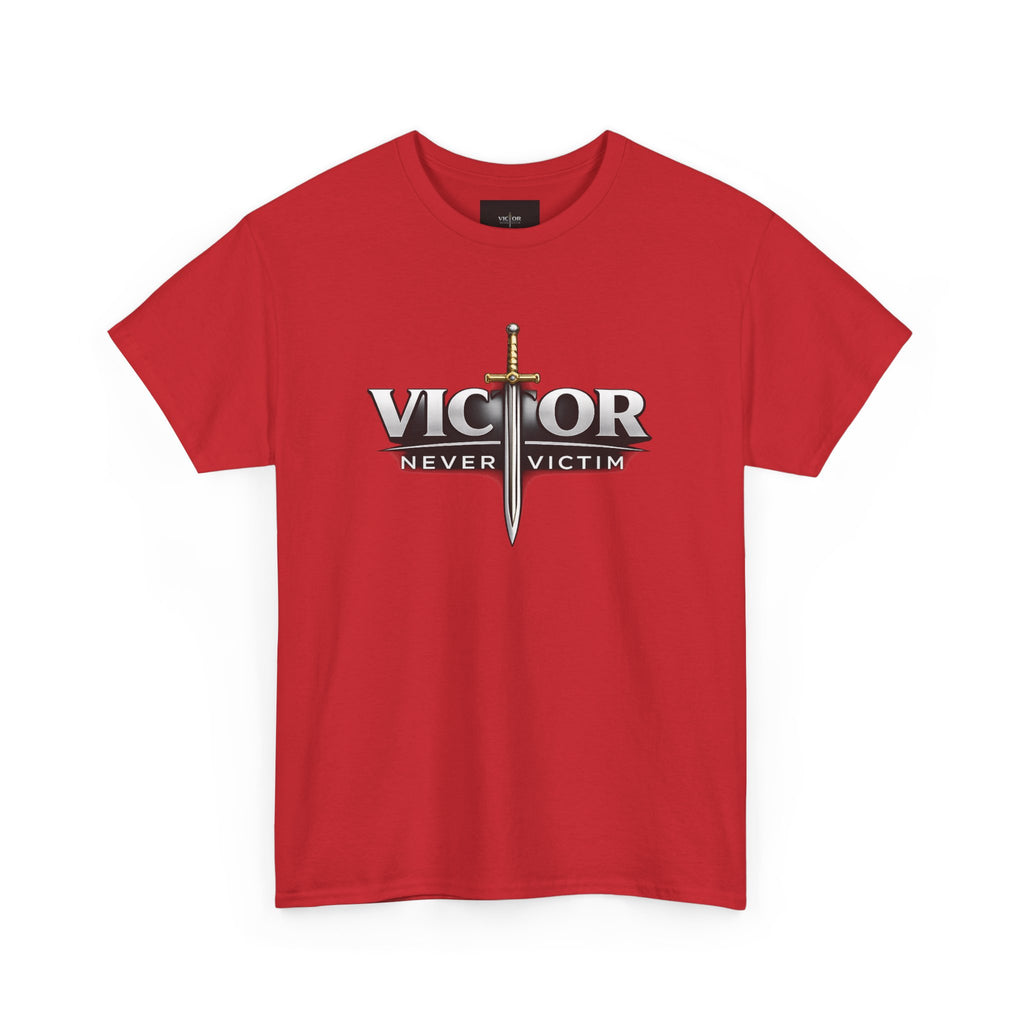 Victor Never Victim  Logo T‑Shirt — Walk in Victory!