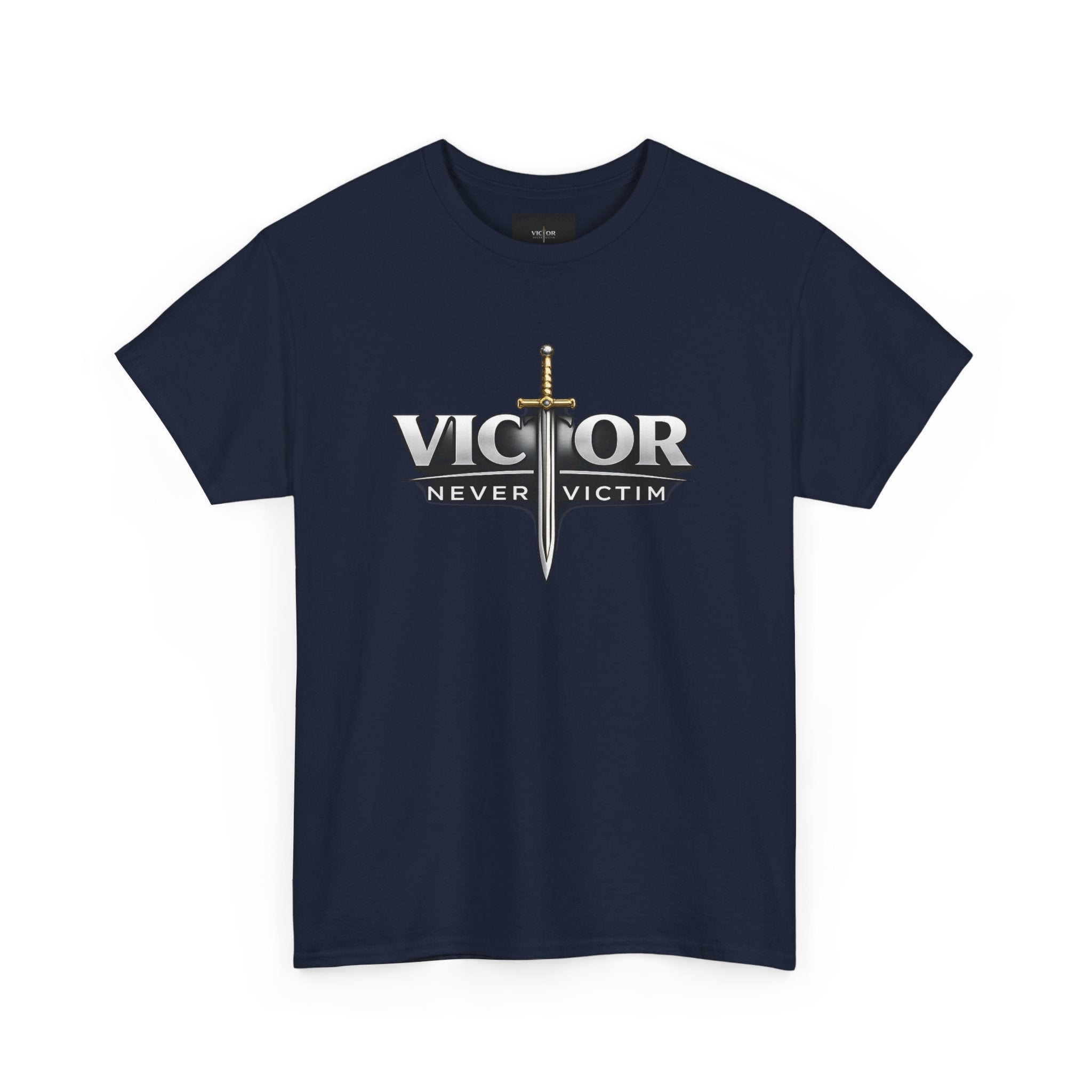 Victor Never Victim  Logo T‑Shirt — Walk in Victory!