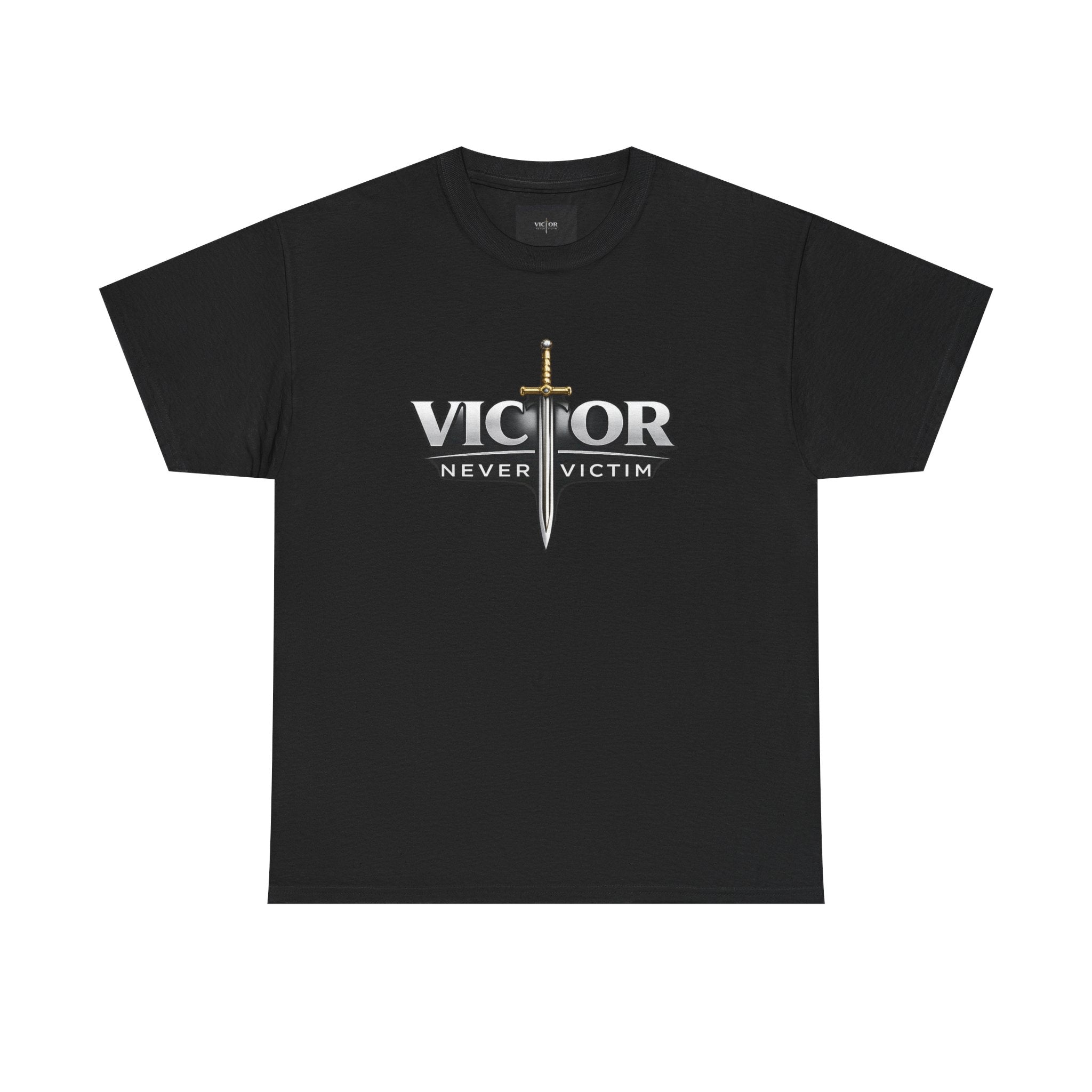Victor Never Victim  Logo T‑Shirt — Walk in Victory!