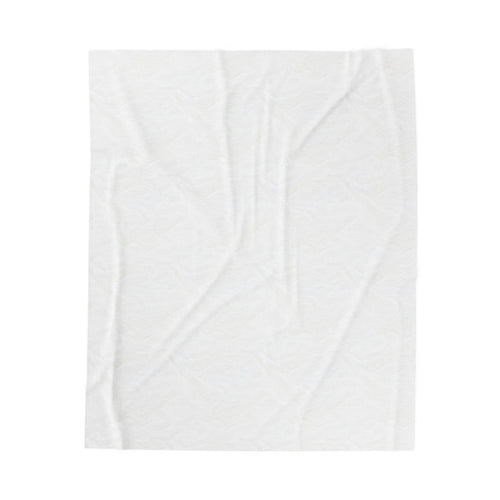 Eternally Loved heart wreath Velveteen Blanket | sentimental cozy throw