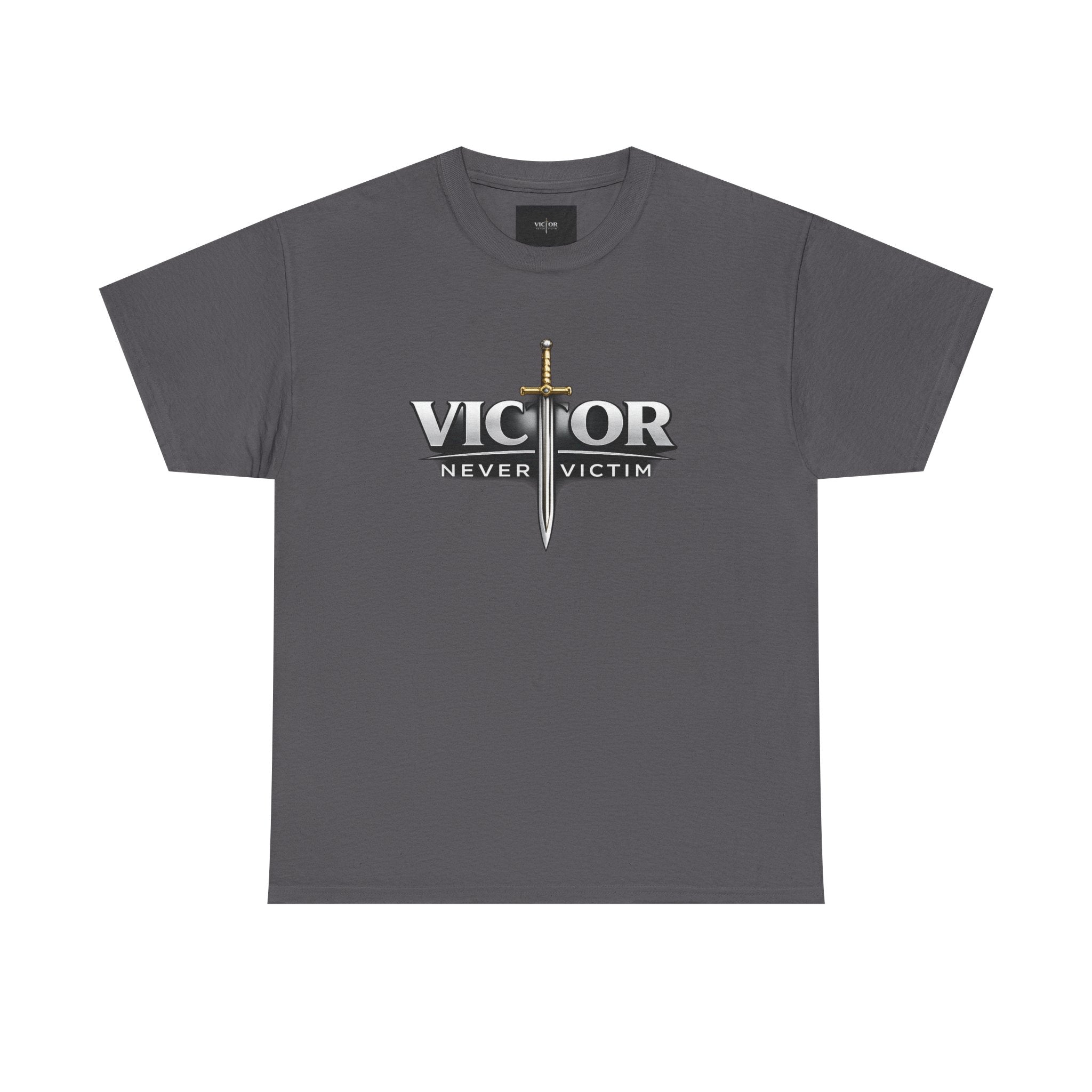 Victor Never Victim  Logo T‑Shirt — Walk in Victory!