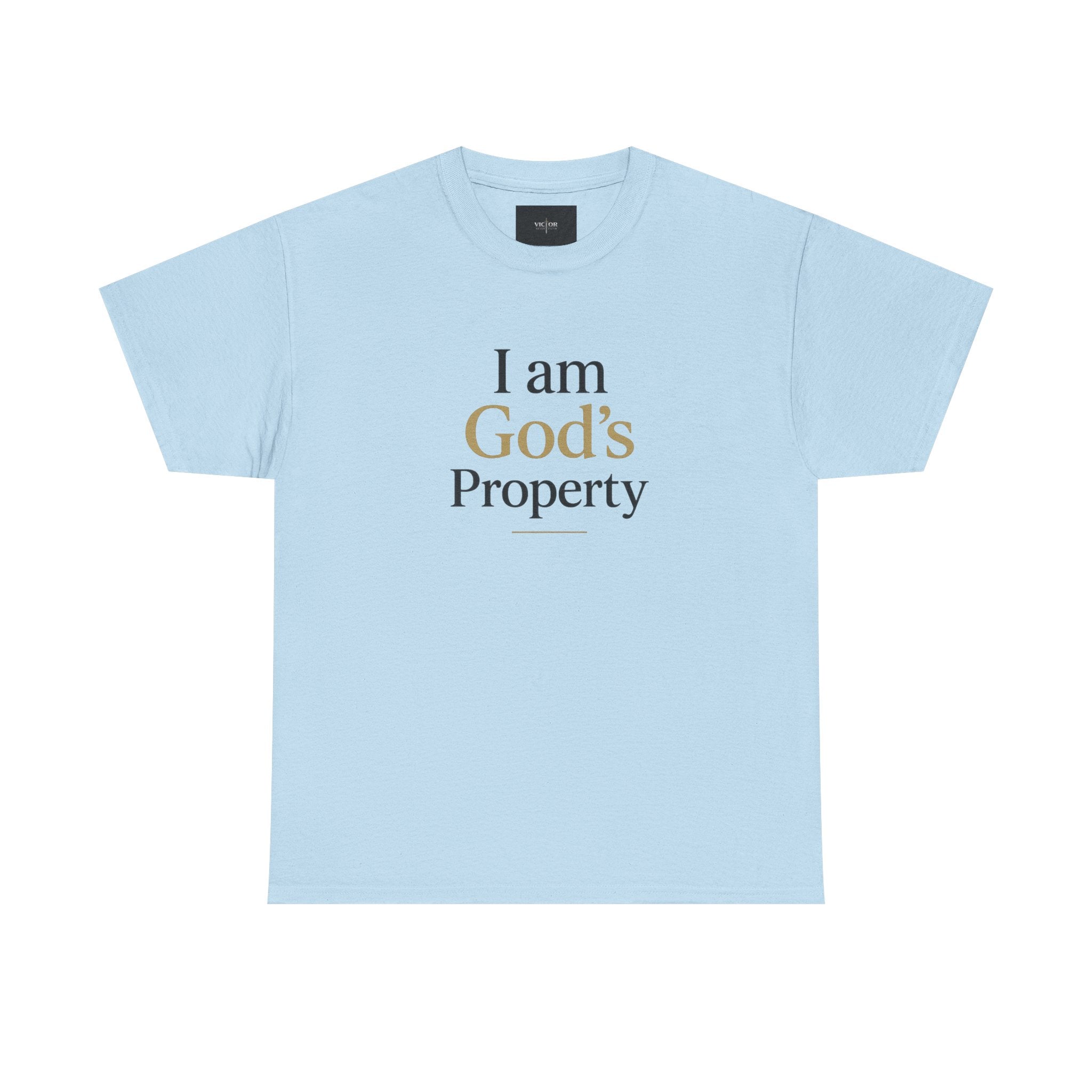 I Am God's Property Christian T-Shirt — Faith-Based Inspirational Tee