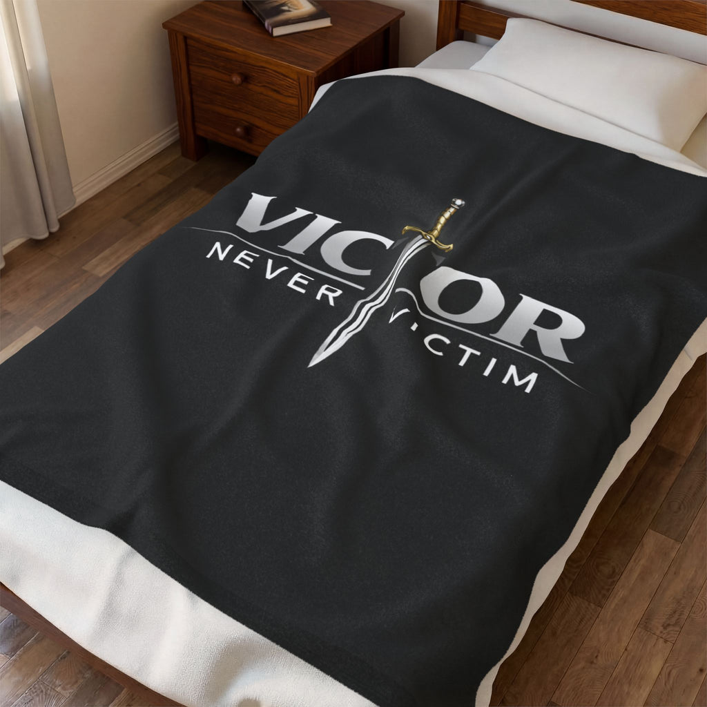 Victor Never Victim Blanket