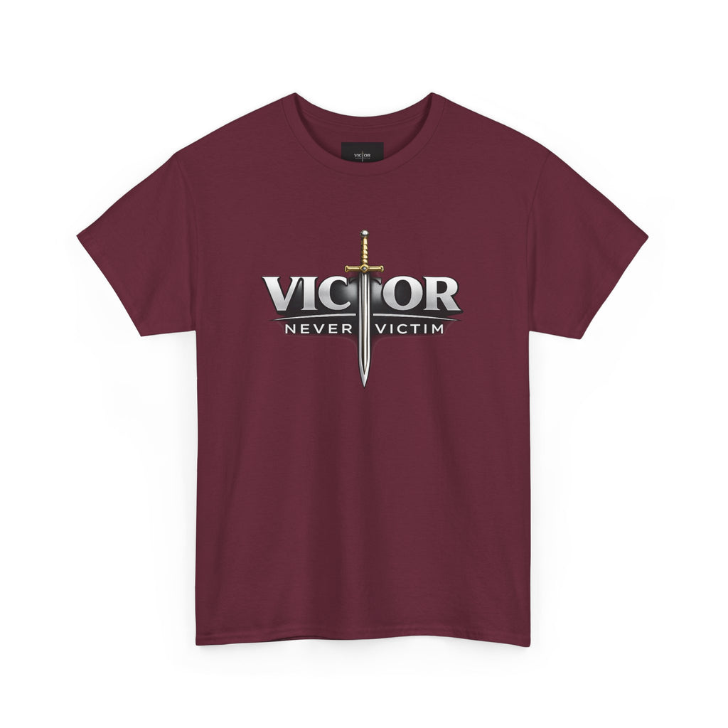 Victor Never Victim  Logo T‑Shirt — Walk in Victory!