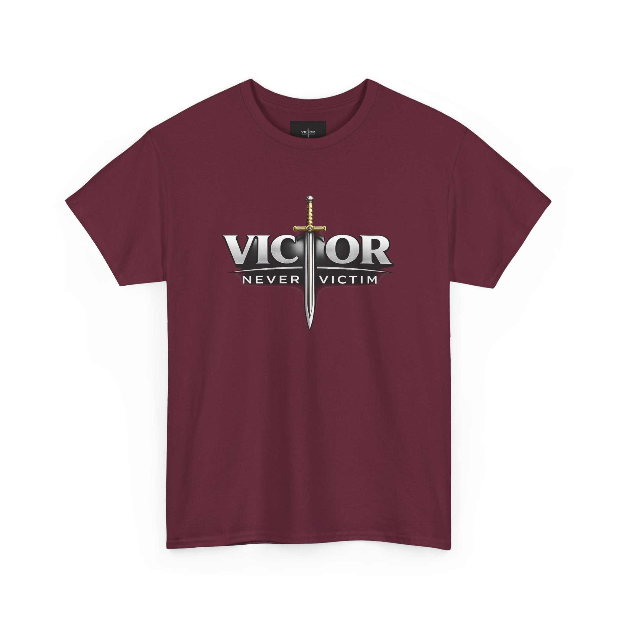 Victor Never Victim  Logo T‑Shirt — Walk in Victory!