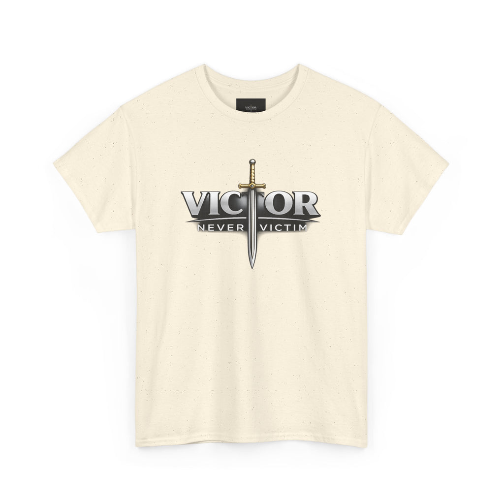Victor Never Victim  Logo T‑Shirt — Walk in Victory!