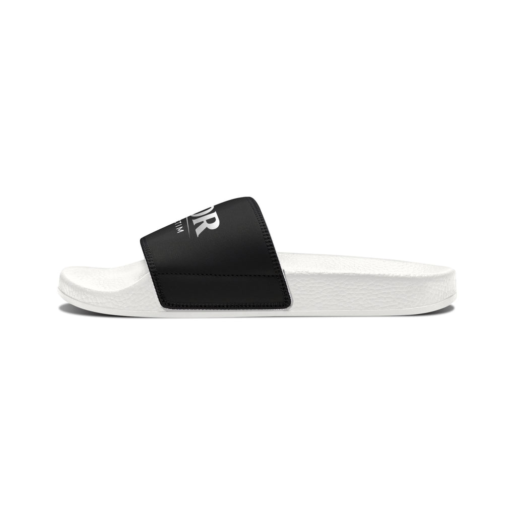 Victor Never Victim Sword Logo Slide Sandals | Men's Slides