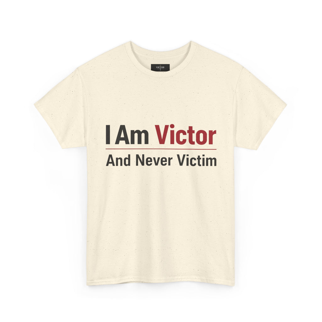 Victor Sword Logo T-Shirt | Minimal Black Graphic Tee