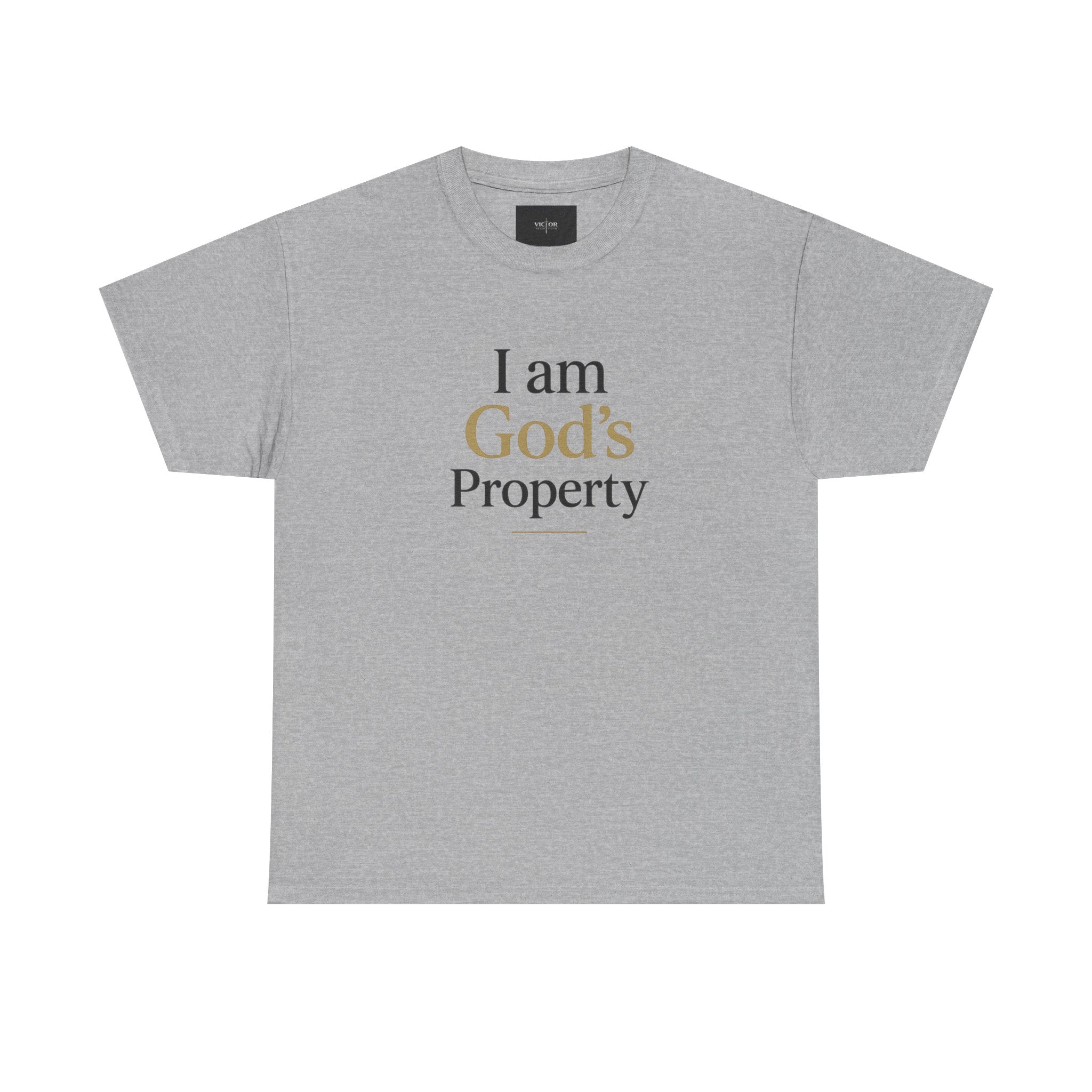 I Am God's Property Christian T-Shirt — Faith-Based Inspirational Tee