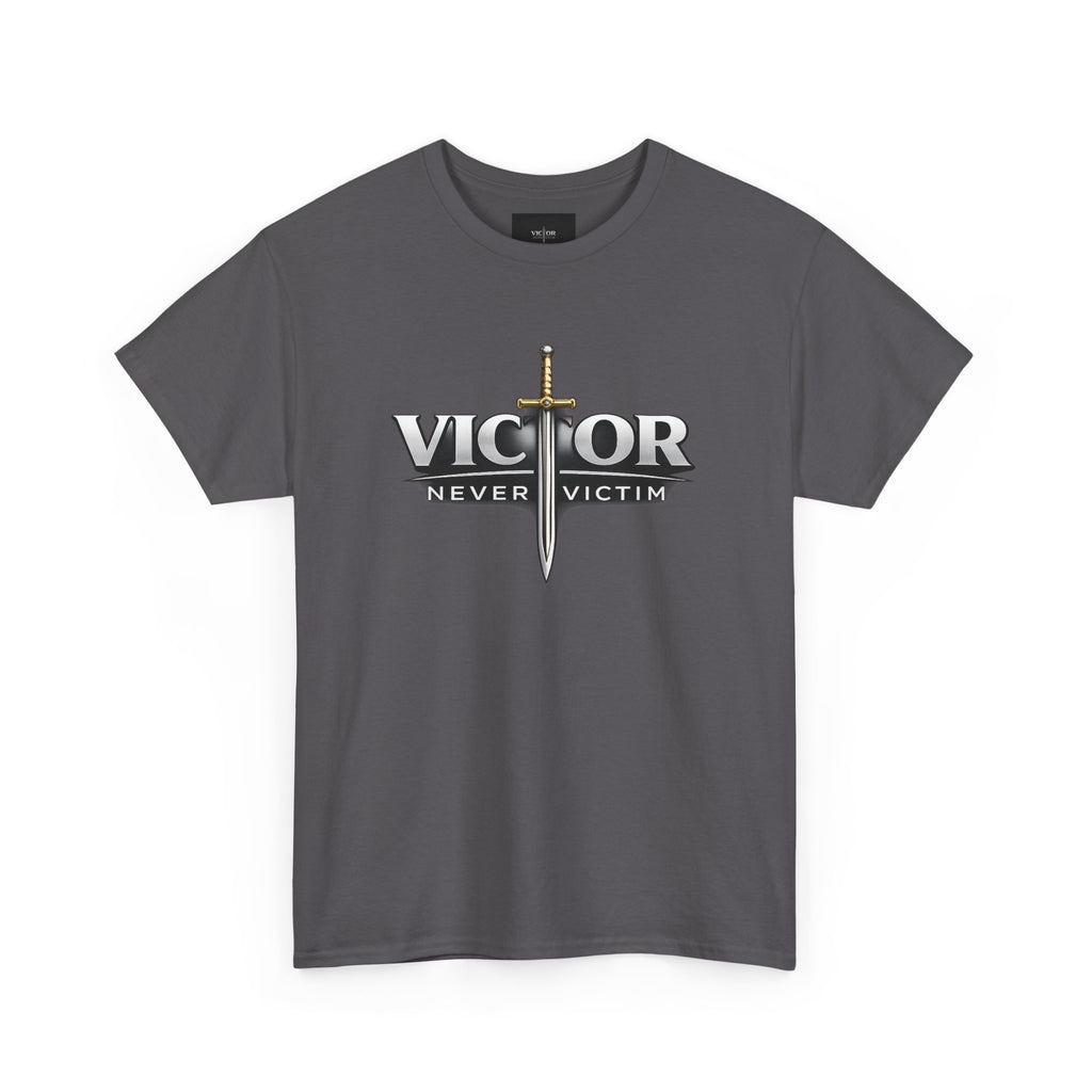 Victor Never Victim  Logo T‑Shirt — Walk in Victory!
