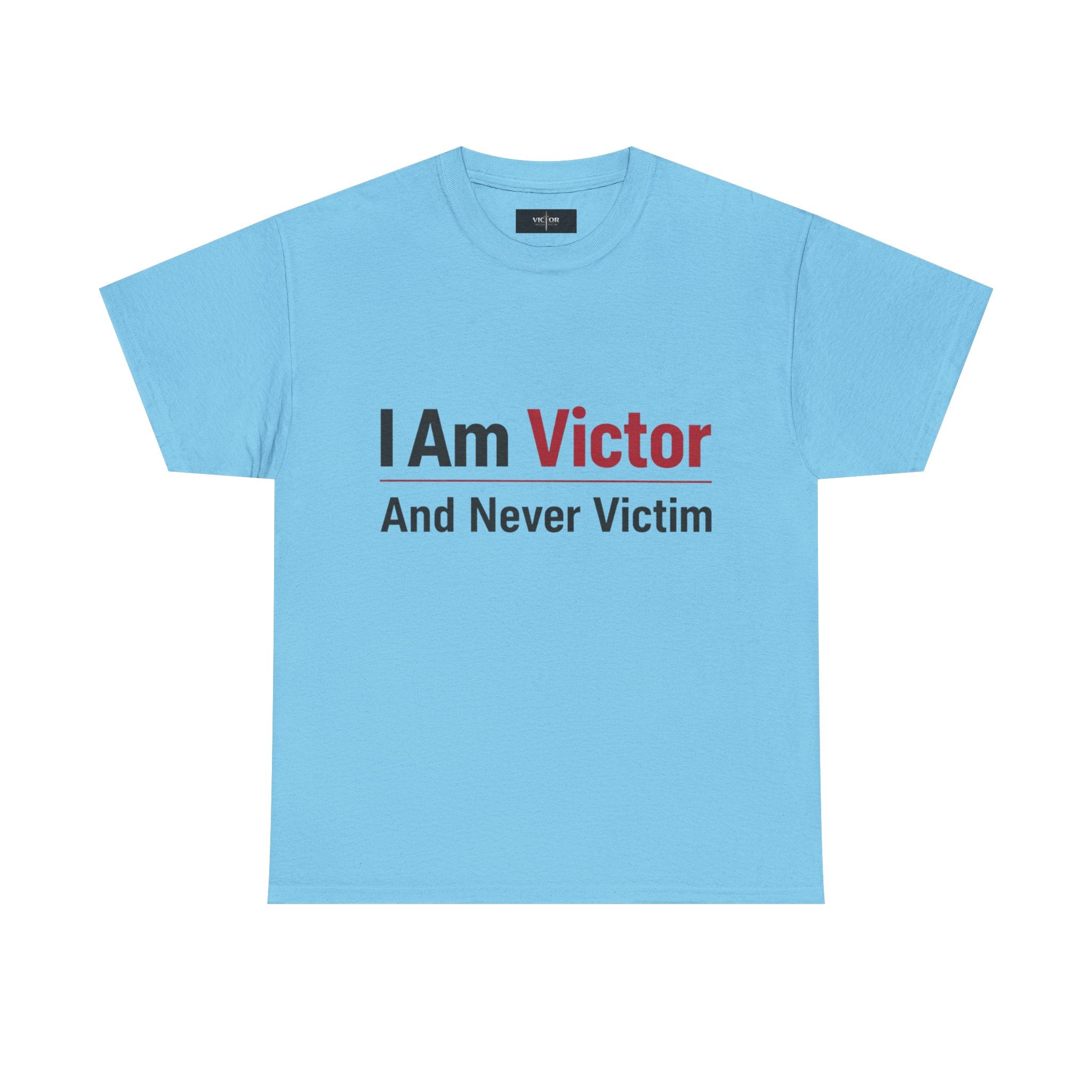 Victor Sword Logo T-Shirt | Minimal Black Graphic Tee