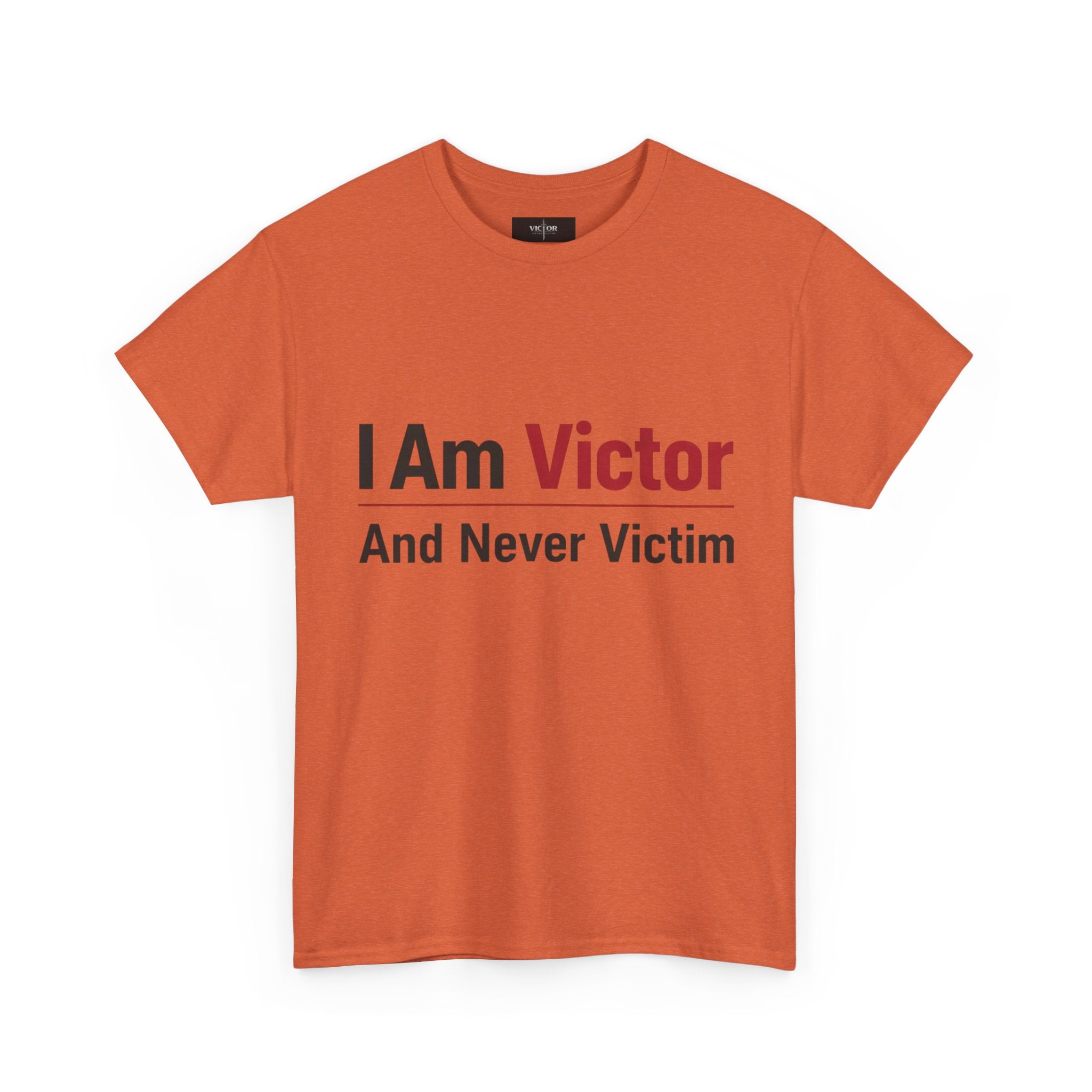 Victor Sword Logo T-Shirt | Minimal Black Graphic Tee