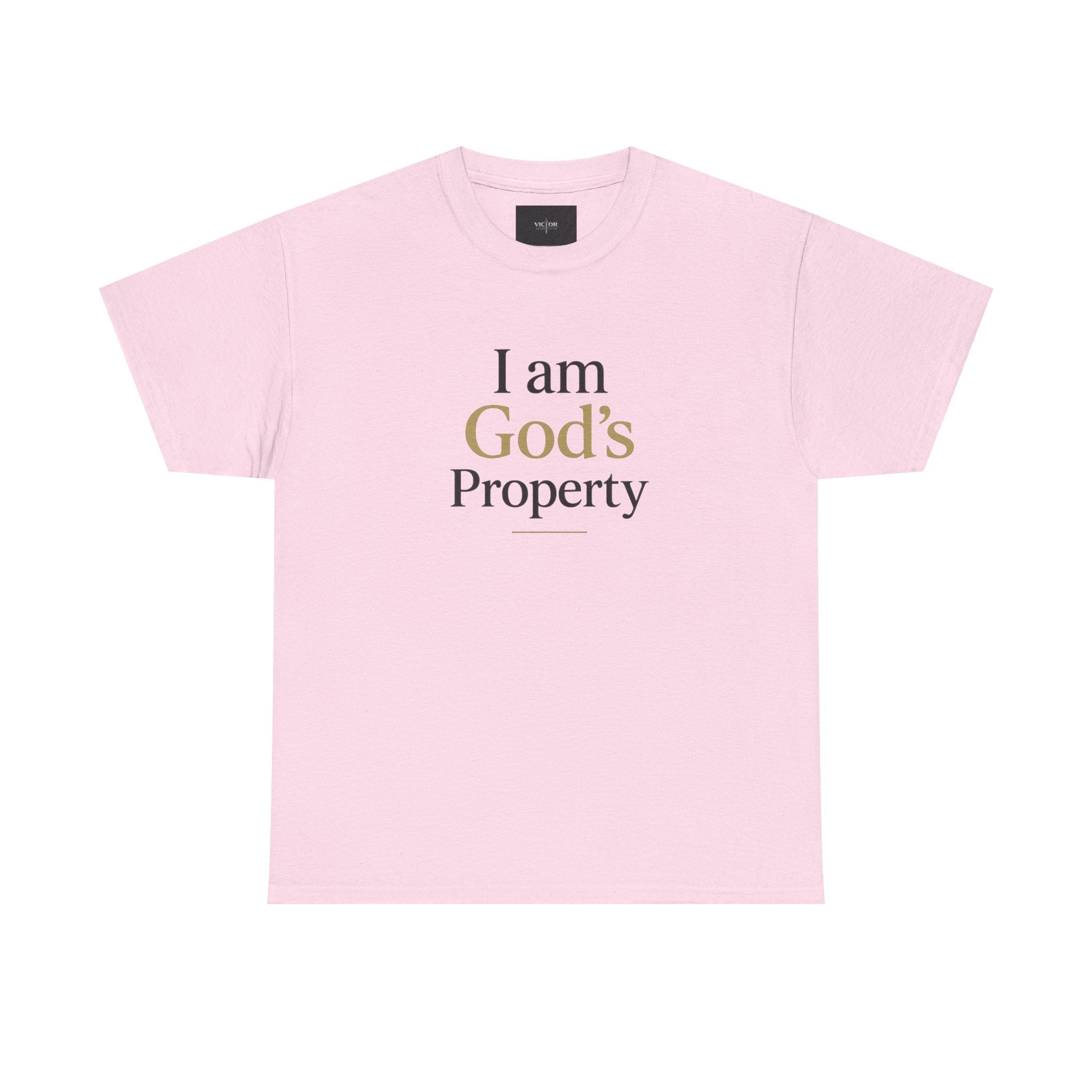 I Am God's Property Christian T-Shirt — Faith-Based Inspirational Tee