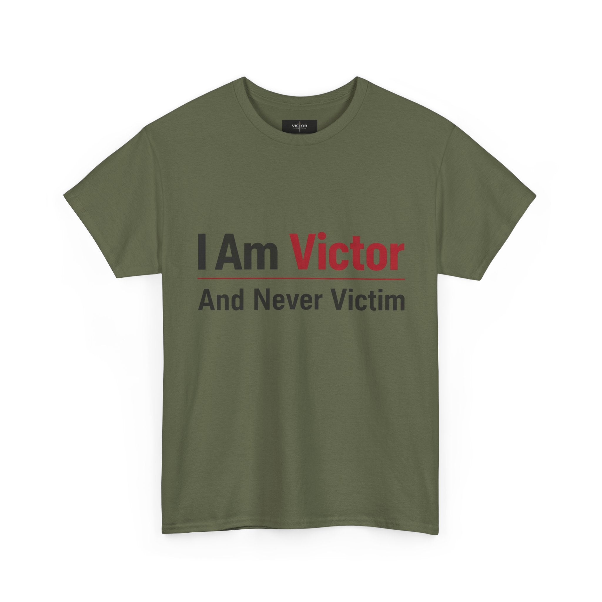Victor Sword Logo T-Shirt | Minimal Black Graphic Tee