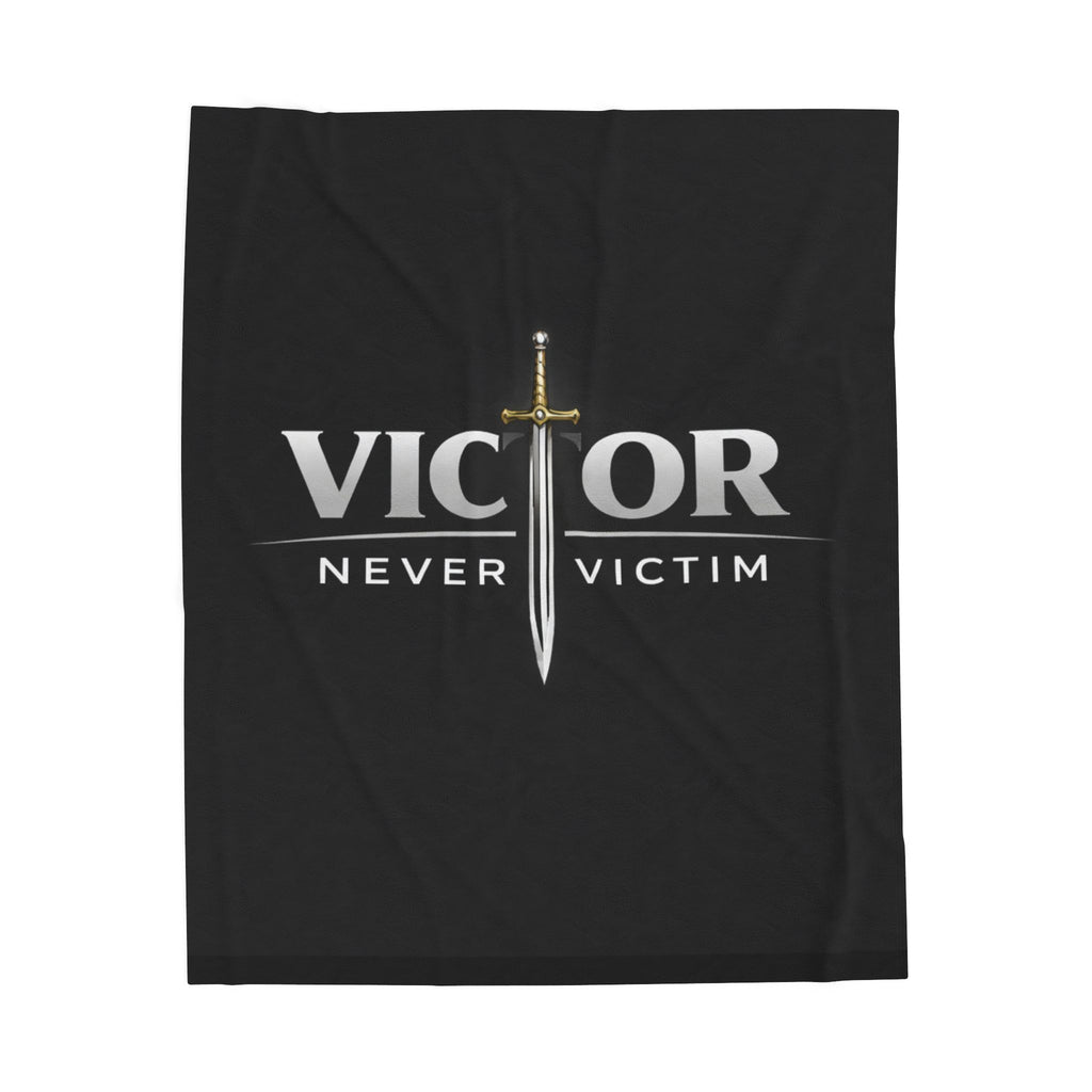 Victor Never Victim Blanket