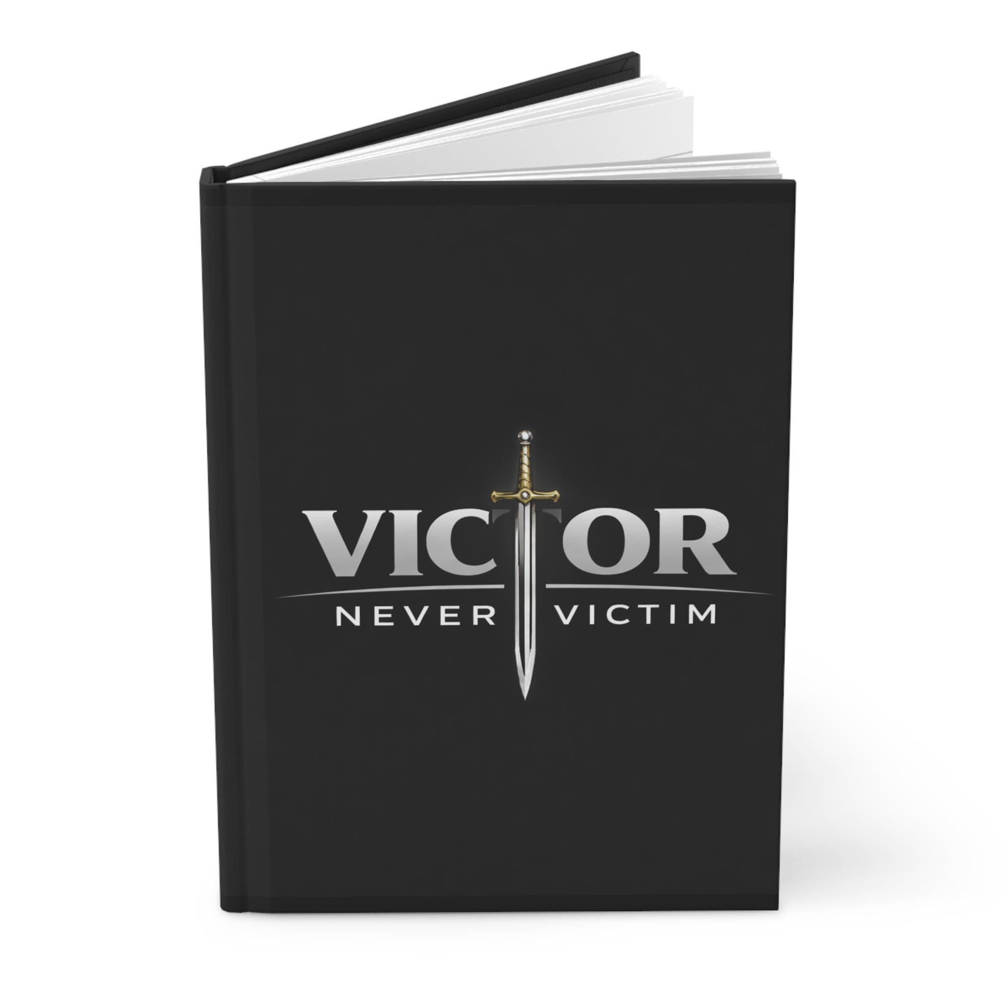 Victor Never Victim Hardcover Journal Matte